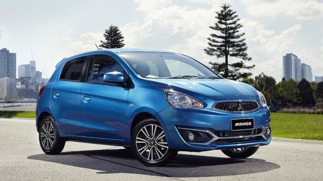 Cheap thrills: The Mitsubishi Mirage is the cheapest new car to operate in Australia.